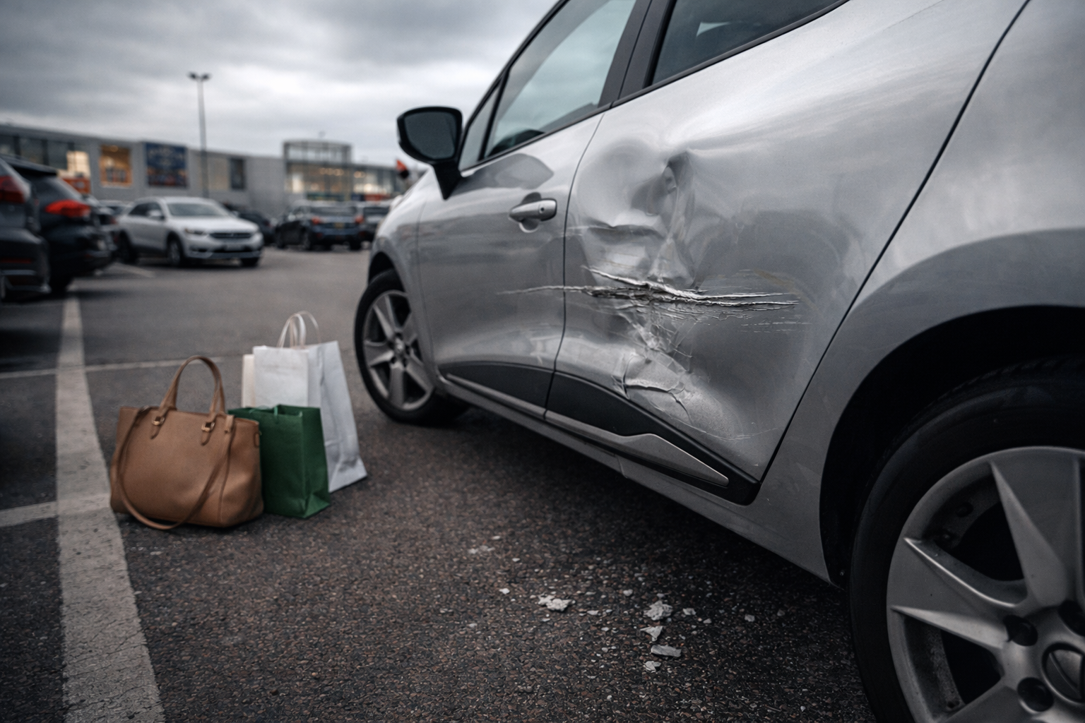 „Ktoś mi wjechał i odjechał" — historia Ani z osiedlowego parkingu